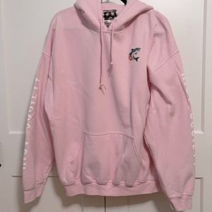 Riot Society men’s pink hoodie. XL